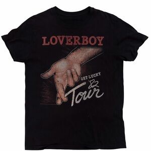 Vintage Loverboy Tour T Shirt Size Small